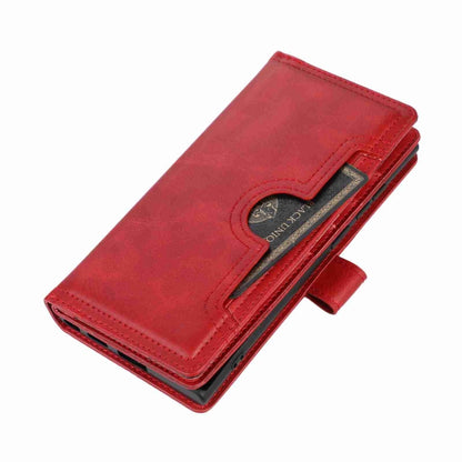 For Samsung Galaxy S24 Ultra 5G Wristband Card Slot Leather Phone Case(Red) - Galaxy S24 Ultra 5G Cases by PMC Jewellery | Online Shopping South Africa | PMC Jewellery | Buy Now Pay Later Mobicred