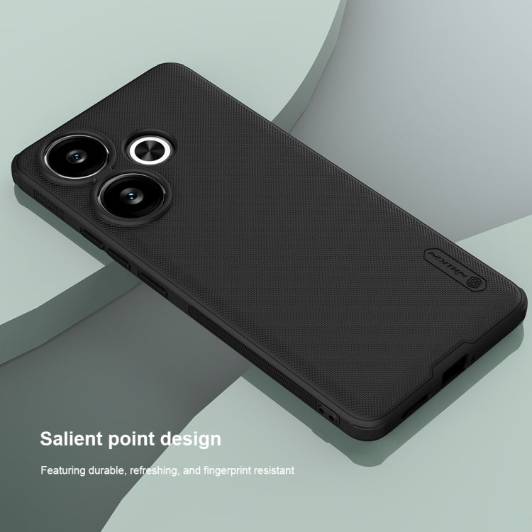 For Xiaomi Redmi Turbo 3 NILLKIN Frosted Shield Pro Magnetic Phone Case(Black) - Xiaomi Cases by NILLKIN | Online Shopping South Africa | PMC Jewellery