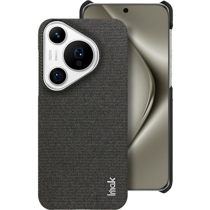 For Huawei Pura 70 Pro / 70 Pro+ imak Ruiyi Series Cloth Texture PU + PC Phone Case(Black) - Huawei Cases by imak | Online Shopping South Africa | PMC Jewellery | Buy Now Pay Later Mobicred