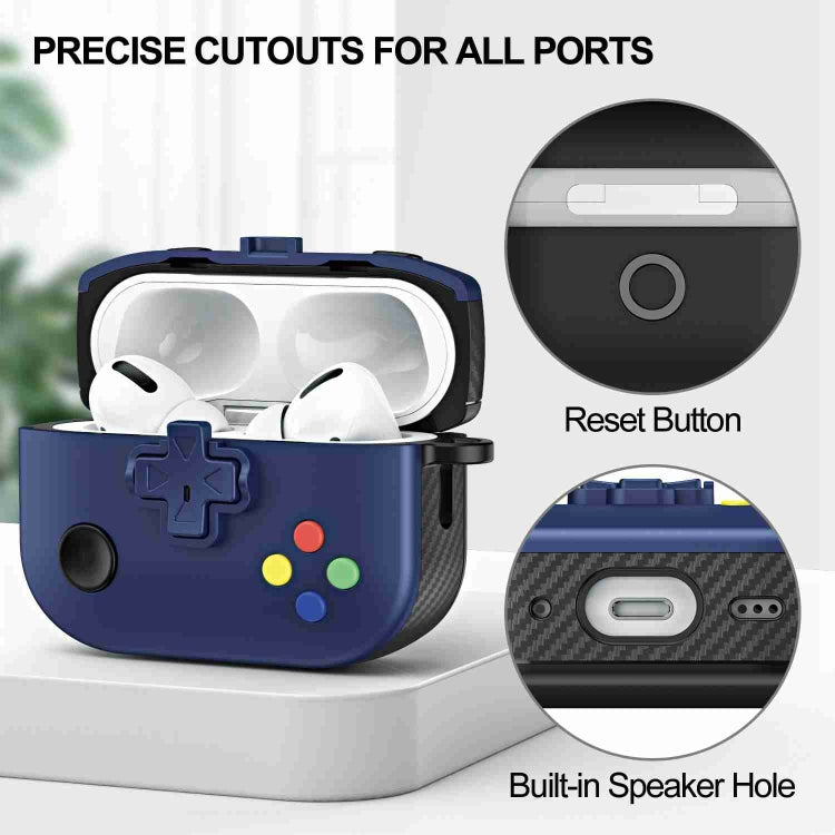 For AirPods 3 Game Console Shape Wireless Earphones Protective Case(Black) - For AirPods 3 by PMC Jewellery | Online Shopping South Africa | PMC Jewellery | Buy Now Pay Later Mobicred