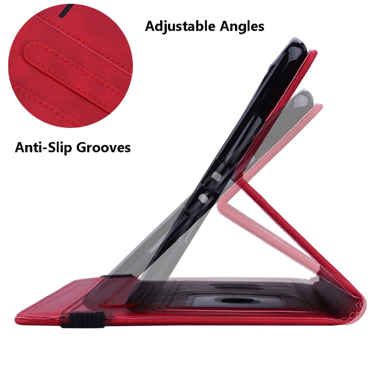 For Lenovo Tab P12 12.7 Calf Texture Embossed Leather Tablet Case(Red) - Lenovo by PMC TechLife | Online Shopping South Africa | PMC TechLife | Buy Now Pay Later Mobicred