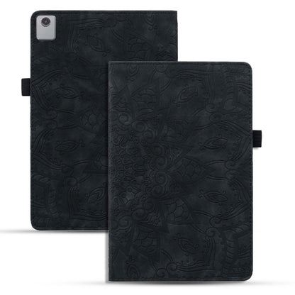 For Lenovo Tab M11 / Xiaoxin Pad 11 2024 Calf Texture Embossed Leather Tablet Case(Black) - Lenovo by PMC Jewellery | Online Shopping South Africa | PMC Jewellery | Buy Now Pay Later Mobicred