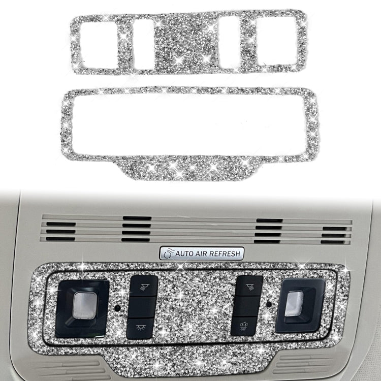 For Ford Mustang Mach E 2021 Car Reading Light Button Diamond Decorative Sticker - Car Interior Mouldings by PMC Jewellery | Online Shopping South Africa | PMC Jewellery | Buy Now Pay Later Mobicred