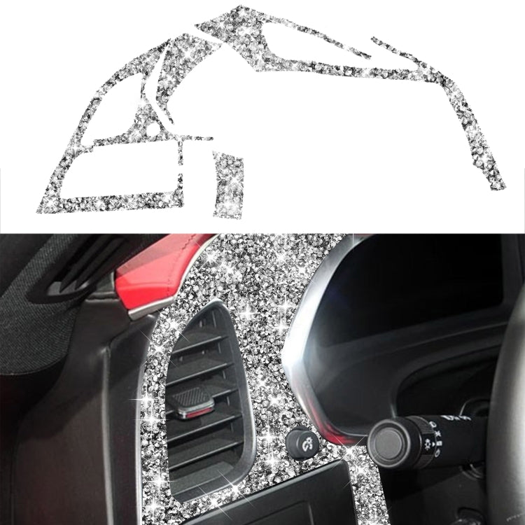 For Chevrolet Corvette C7 2014-2019 Car Left Air Outlet Panel Diamond Decorative Sticker, Left Drive - Car Interior Mouldings by PMC Jewellery | Online Shopping South Africa | PMC Jewellery | Buy Now Pay Later Mobicred