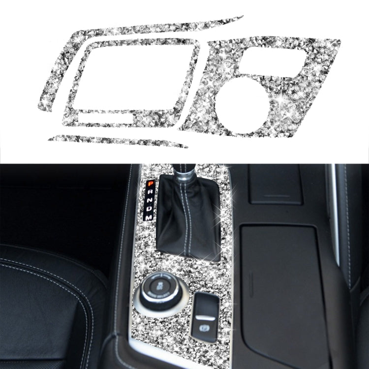 For Chevrolet Corvette C7 2014-2019 Car Gear Panel Diamond Decorative Sticker, Left Drive - Car Interior Mouldings by PMC TechLife | Online Shopping South Africa | PMC TechLife | Buy Now Pay Later Mobicred