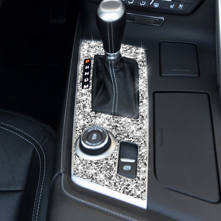 For Chevrolet Corvette C7 2014-2019 Car Gear Panel Diamond Decorative Sticker, Left Drive - Car Interior Mouldings by PMC TechLife | Online Shopping South Africa | PMC TechLife | Buy Now Pay Later Mobicred