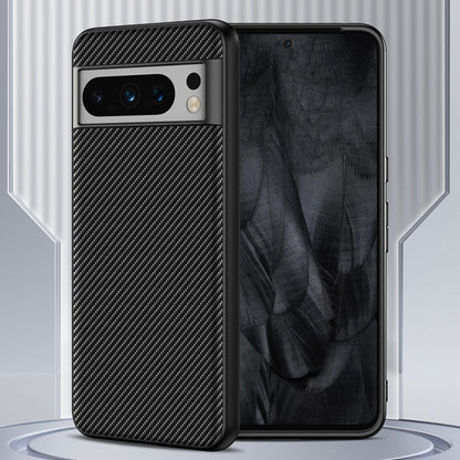 For Google Pixel 9 Pro Ultra-thin Carbon Fiber Texture Printing Phone Case(Black) - Google Cases by PMC Jewellery | Online Shopping South Africa | PMC Jewellery | Buy Now Pay Later Mobicred