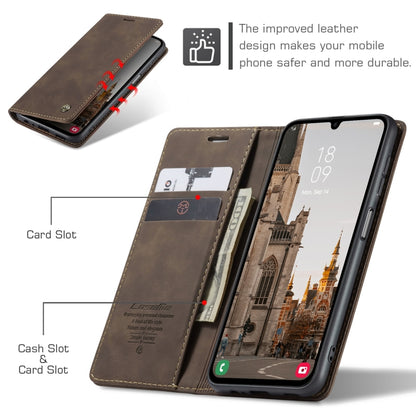 For Samsung Galaxy A15 5G CaseMe 013 Multifunctional Horizontal Flip Leather Phone Case(Coffee) - Galaxy Phone Cases by CaseMe | Online Shopping South Africa | PMC Jewellery | Buy Now Pay Later Mobicred