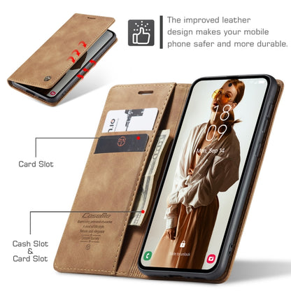 For Samsung Galaxy A55 5G CaseMe 013 Multifunctional Horizontal Flip Leather Phone Case(Brown) - Galaxy Phone Cases by CaseMe | Online Shopping South Africa | PMC Jewellery | Buy Now Pay Later Mobicred