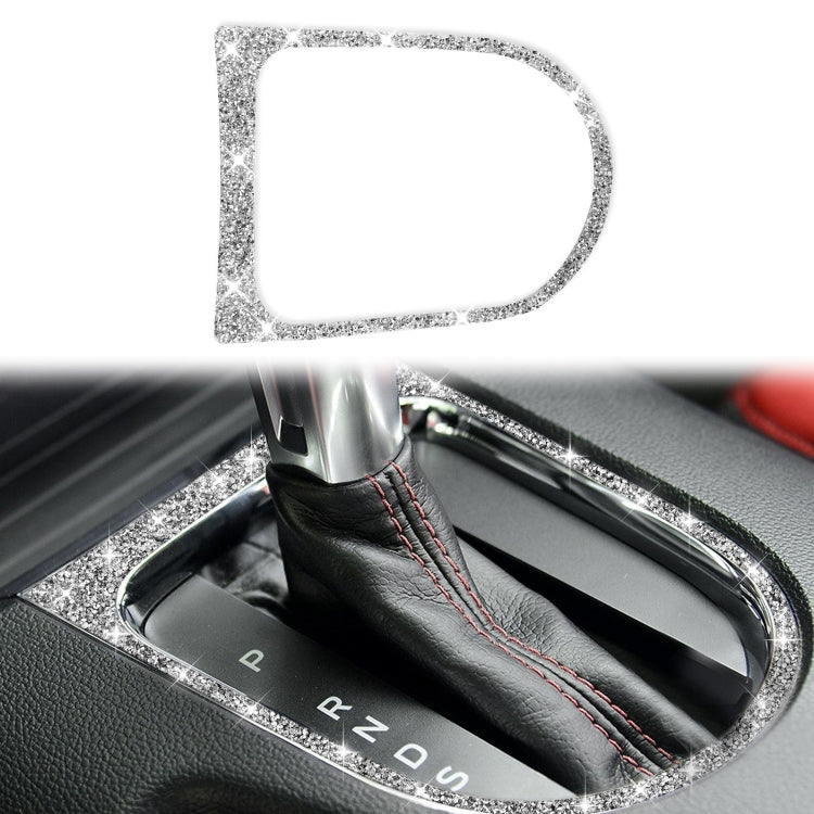 For Ford Mustang 2015-2020 Car Gear Shift Outer Ring Diamond Decoration Sticker, Left and Right Drive - Car Interior Mouldings by PMC Jewellery | Online Shopping South Africa | PMC Jewellery | Buy Now Pay Later Mobicred