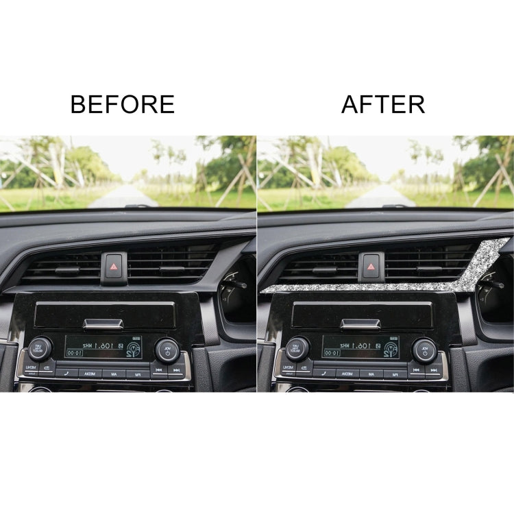 For Honda Civic 2016-2019 Car Central Control Air Outlets Below Diamond Decorative Sticker, Right-hand Drive - Car Interior Mouldings by PMC Jewellery | Online Shopping South Africa | PMC Jewellery | Buy Now Pay Later Mobicred