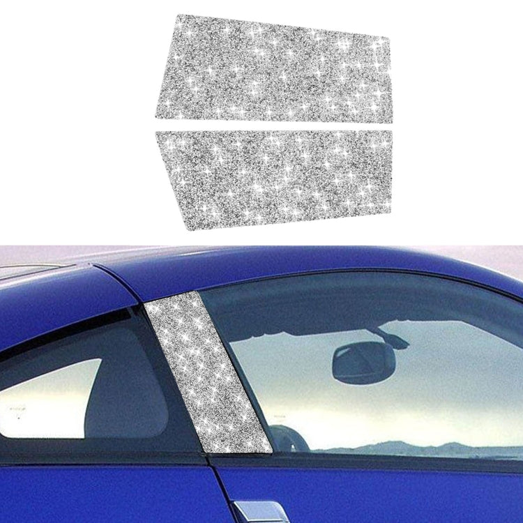 For Nissan 350Z 2003-2009 2pcs Car B Pillar Diamond Sticker,Left and Right Drive Universal - Car Interior Mouldings by PMC Jewellery | Online Shopping South Africa | PMC Jewellery | Buy Now Pay Later Mobicred