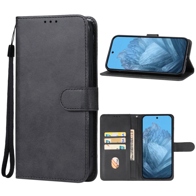 For Google Pixel 9 Pro XL Leather Phone Case(Black) - Google Cases by PMC Jewellery | Online Shopping South Africa | PMC Jewellery | Buy Now Pay Later Mobicred