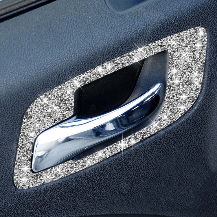 For Dodge Charger 2011-2014 Car Door Handle A Diamond Decorative Sticker, Left-hand Drive - Car Interior Mouldings by PMC Jewellery | Online Shopping South Africa | PMC Jewellery | Buy Now Pay Later Mobicred