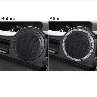 For Nissan 350Z 2006-2009 Car Rear Speaker Surround Diamond Sticker,Left and Right Drive Universal - Car Interior Mouldings by PMC Jewellery | Online Shopping South Africa | PMC Jewellery | Buy Now Pay Later Mobicred