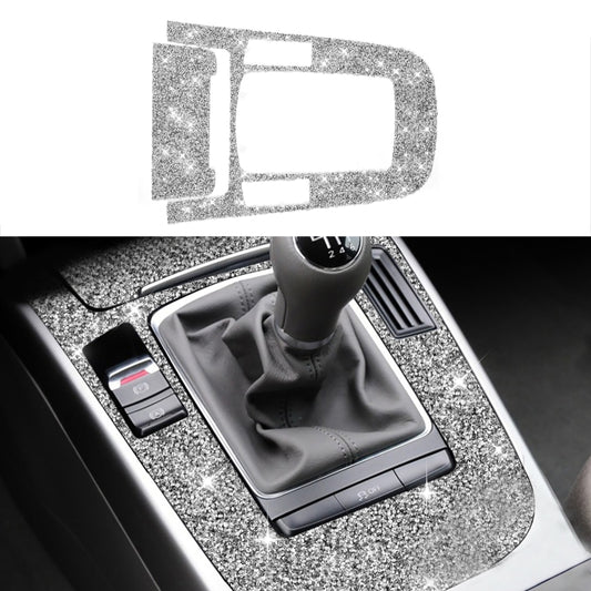 For Audi A4L / A5 / Q5 2pcs Car Gear Panel Type E Diamond Decoration Sticker, Left and Right Drive - Car Interior Mouldings by PMC Jewellery | Online Shopping South Africa | PMC Jewellery | Buy Now Pay Later Mobicred