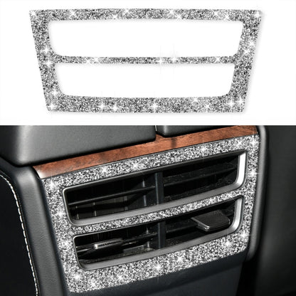 For Tesla Model X Car Rear Air Outlet Panel Diamond Sticker,Left and Right Drive Universal - Car Interior Mouldings by PMC Jewellery | Online Shopping South Africa | PMC Jewellery | Buy Now Pay Later Mobicred