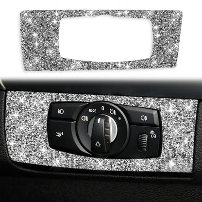 For BMW X5 E70 / X6 E71 2008-2013 Car Headlight Panel Diamond Decoration Sticker, Right Drive - Car Interior Mouldings by PMC Jewellery | Online Shopping South Africa | PMC Jewellery | Buy Now Pay Later Mobicred