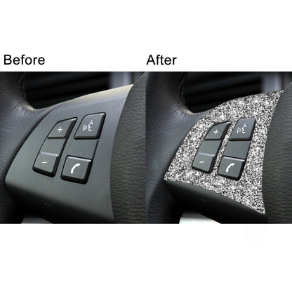 For BMW X5 E70 2008-2013 2pcs Car Steering Wheel Buttons Diamond Decoration Sticker, Left and Right Drive - Car Interior Mouldings by PMC Jewellery | Online Shopping South Africa | PMC Jewellery | Buy Now Pay Later Mobicred