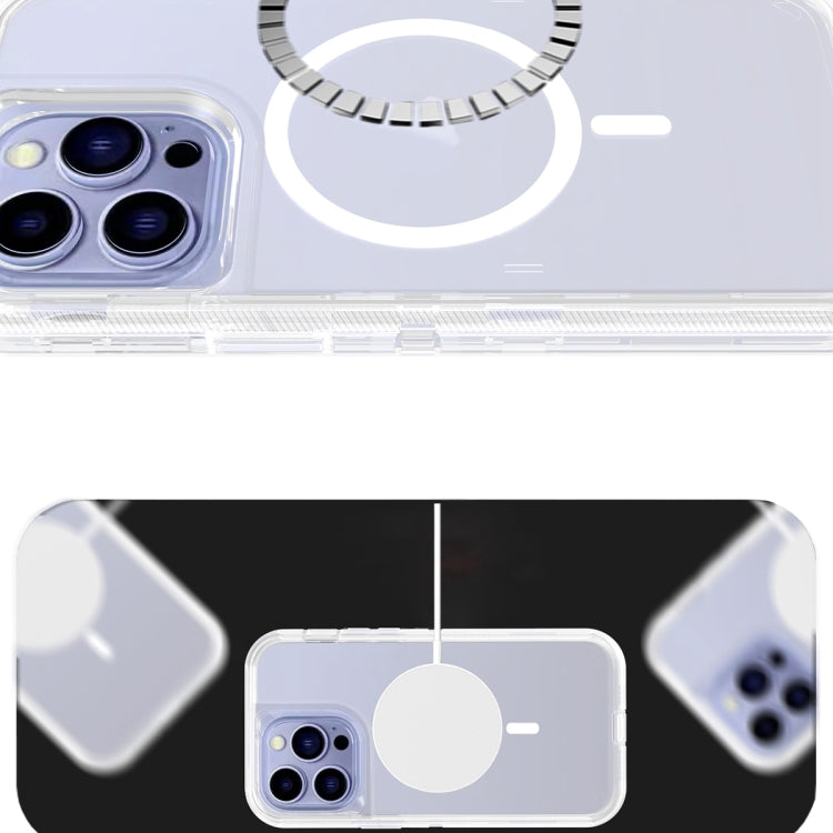 For iPhone 15 Shockproof MagSafe Magnetic Phone Case(Transparent) - iPhone 15 Cases by PMC TechLife | Online Shopping South Africa | PMC TechLife