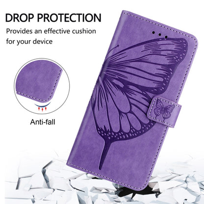 For Huawei Pura 70 Embossed Butterfly Leather Phone Case(Purple) - Huawei Cases by PMC Jewellery | Online Shopping South Africa | PMC Jewellery | Buy Now Pay Later Mobicred