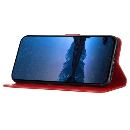 For Huawei Pura 70 Embossed Butterfly Leather Phone Case(Red) - Huawei Cases by PMC Jewellery | Online Shopping South Africa | PMC Jewellery | Buy Now Pay Later Mobicred