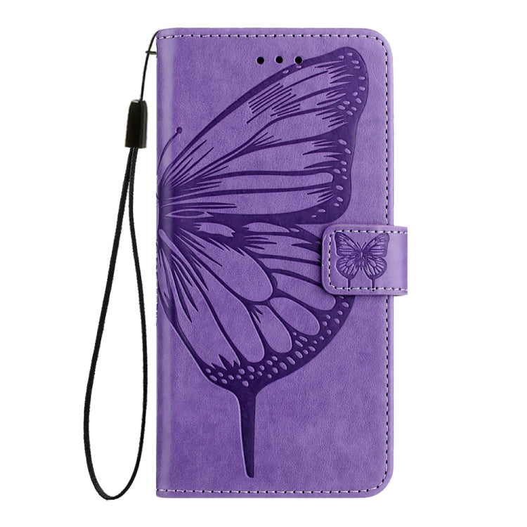 For Huawei Pura 70 Pro Embossed Butterfly Leather Phone Case(Purple) - Huawei Cases by PMC Jewellery | Online Shopping South Africa | PMC Jewellery | Buy Now Pay Later Mobicred