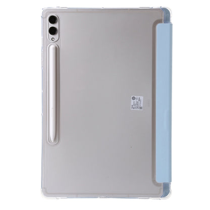 For Samsung Galaxy Tab S10+ / S9+ Clear Acrylic Deformation Leather Tablet Case(Ice Blue) - Tab S10+ Cases by PMC Jewellery | Online Shopping South Africa | PMC Jewellery | Buy Now Pay Later Mobicred