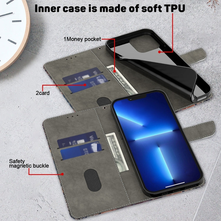For Motorola Moto G14 Crystal 3D Shockproof Protective Leather Phone Case(Crystal Butterfly) - Motorola Cases by PMC TechLife | Online Shopping South Africa | PMC TechLife | Buy Now Pay Later Mobicred