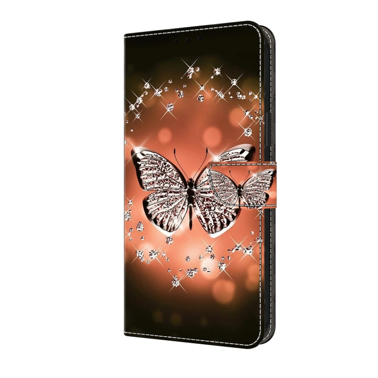 For Motorola Moto G Play 2024 Crystal 3D Shockproof Protective Leather Phone Case(Crystal Butterfly) - Motorola Cases by PMC Jewellery | Online Shopping South Africa | PMC Jewellery | Buy Now Pay Later Mobicred