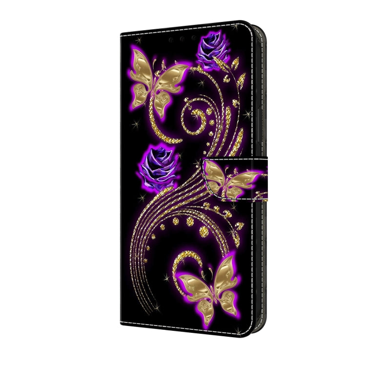 For Motorola Moto G Play 2024 Crystal 3D Shockproof Protective Leather Phone Case(Diamond Butterfly) - Motorola Cases by PMC Jewellery | Online Shopping South Africa | PMC Jewellery | Buy Now Pay Later Mobicred