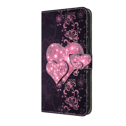 For Motorola Moto G24 Power Crystal 3D Shockproof Protective Leather Phone Case(Lace Love) - Motorola Cases by PMC Jewellery | Online Shopping South Africa | PMC Jewellery | Buy Now Pay Later Mobicred