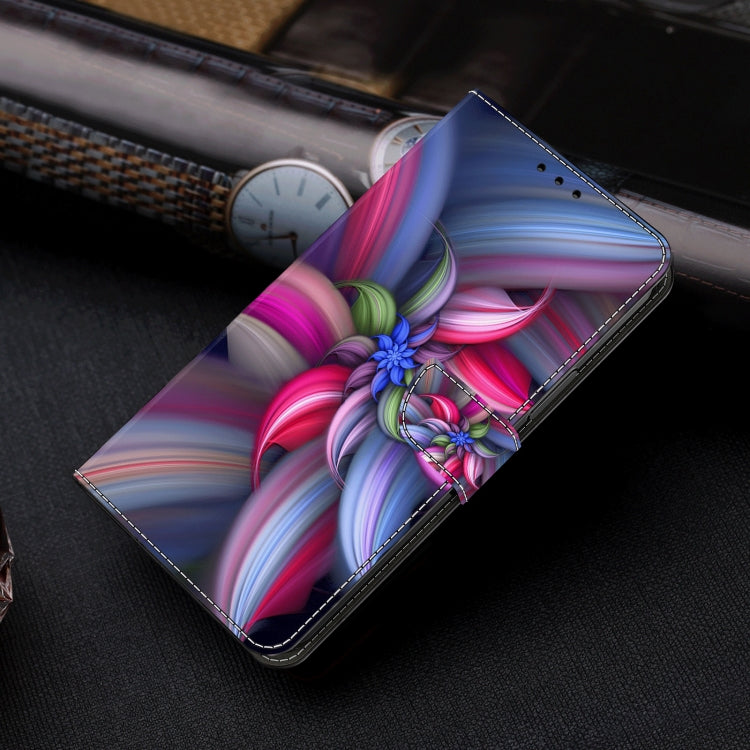 For Motorola Moto G24 Power Crystal 3D Shockproof Protective Leather Phone Case(Colorful Flower) - Motorola Cases by PMC Jewellery | Online Shopping South Africa | PMC Jewellery | Buy Now Pay Later Mobicred