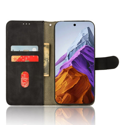 For Google Pixel 9 Pro Skin Feel Magnetic Flip Leather Phone Case(Black) - Google Cases by PMC Jewellery | Online Shopping South Africa | PMC Jewellery | Buy Now Pay Later Mobicred