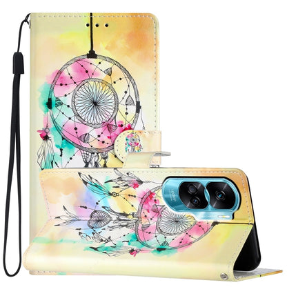 For Honor 90 Lite Colored Drawing Leather Phone Case(Dream Catcher) - Honor Cases by PMC Jewellery | Online Shopping South Africa | PMC Jewellery