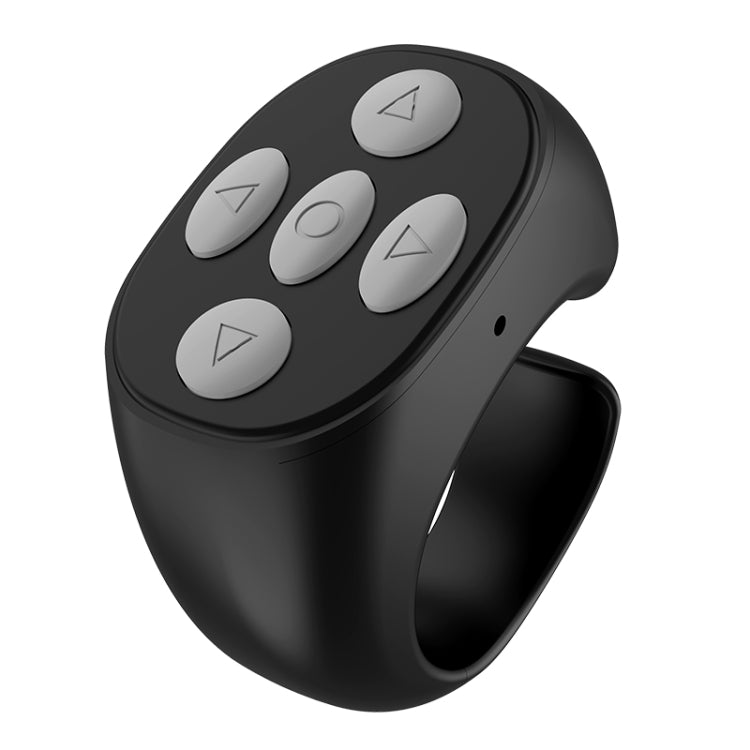 JX-05 5-button Bluetooth Remote Control Cellphone Smart Ring Remote Control(Black) - Phone Remote Control by PMC Jewellery | Online Shopping South Africa | PMC Jewellery