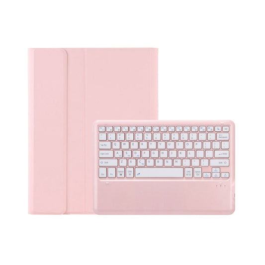 For Lenovo Xiaoxin Pad Pro 12.7 inch AM24 TPU Ultra-thin Detachable Bluetooth Keyboard Tablet Leather Case(Pink) - Lenovo Keyboard by PMC Jewellery | Online Shopping South Africa | PMC Jewellery