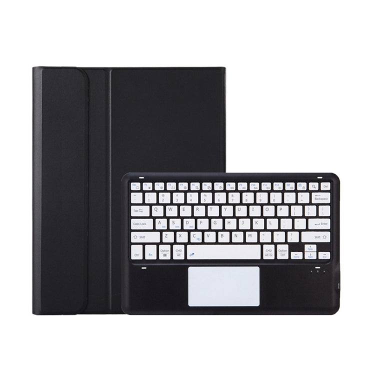 For Lenovo Xiaoxin Pad Pro 12.7 inch AM24-A TPU Ultra-thin Detachable Bluetooth Keyboard Tablet Leather Case with Touchpad(Black White) - Lenovo Keyboard by PMC Jewellery | Online Shopping South Africa | PMC Jewellery