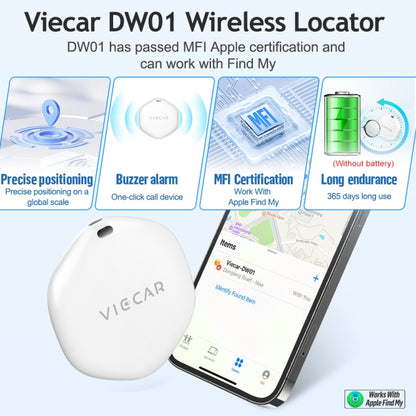 VIECAR DW01 Car Key Anti-lost Detection Wireless Location Tracker - Car Tracker by PMC Jewellery | Online Shopping South Africa | PMC Jewellery | Buy Now Pay Later Mobicred