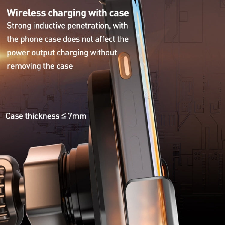 C05 Automatic Alignment Wireless Fast Charging Air Outlet Car Holder(Black) - free shipping - PMC TechLife - Order now!