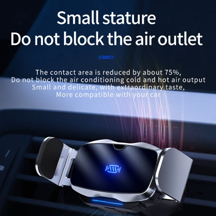 D7 Infrared lnduction Wireless Fast Charging Air Outlet Car Holder(Black) - Wireless Charger Holders by PMC Jewellery | Online Shopping South Africa | PMC Jewellery | Buy Now Pay Later Mobicred