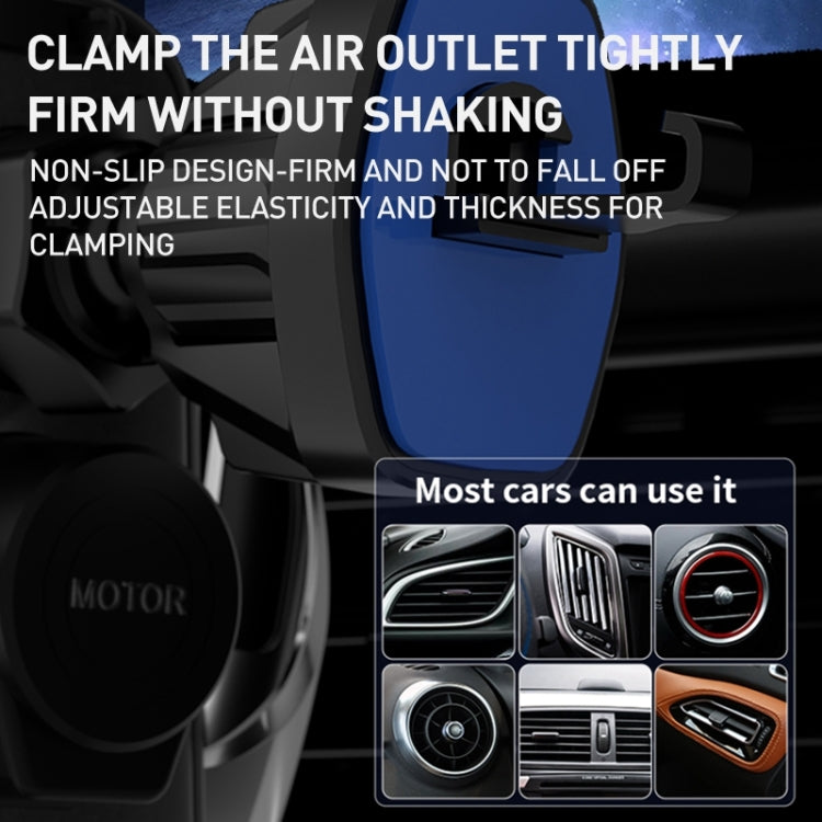 G10 Infrared lnduction Wireless Fast Charging Air Outlet Car Holder(Black) - Wireless Charger Holders by PMC Jewellery | Online Shopping South Africa | PMC Jewellery | Buy Now Pay Later Mobicred