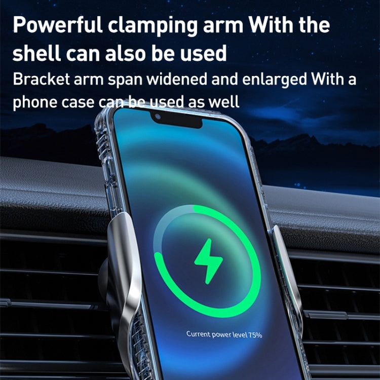 Q3S Infrared lnduction Wireless Fast Charging Air Outlet Car Holder(Black) - Wireless Charger Holders by PMC TechLife | Online Shopping South Africa | PMC TechLife | Buy Now Pay Later Mobicred