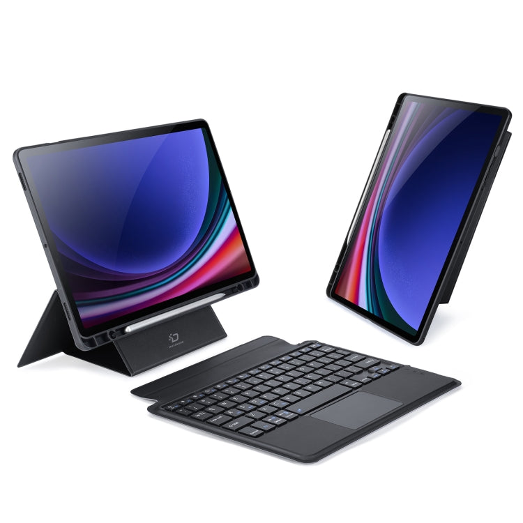 For Samsung Galaxy Tab S9 DUX DUCIS DK Floating Magnetic Keyboard Leather Tablet Case with Holder(Black) - Samsung Keyboard by DUX DUCIS | Online Shopping South Africa | PMC Jewellery