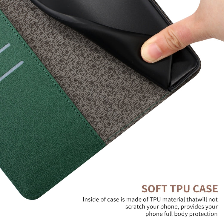 For iPhone 16e Rhombic Grid Texture Leather Phone Case(Green) - iPhone 16e Cases by PMC TechLife | Online Shopping South Africa | PMC TechLife | Buy Now Pay Later Mobicred