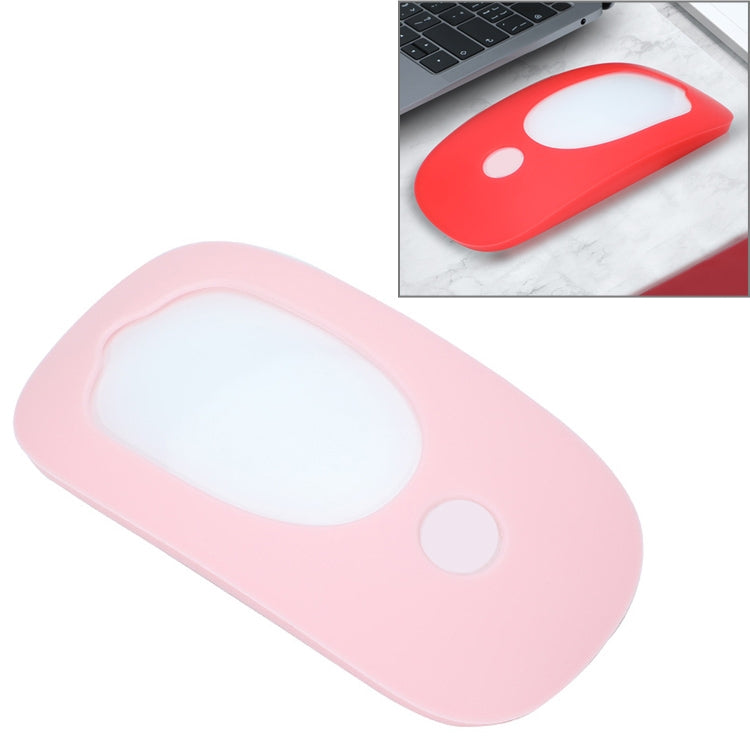For Apple Magic Mouse 1 / 2 Mouse Silicone Protective Case(Pink) - Protective Bags by PMC Jewellery | Online Shopping South Africa | PMC Jewellery | Buy Now Pay Later Mobicred