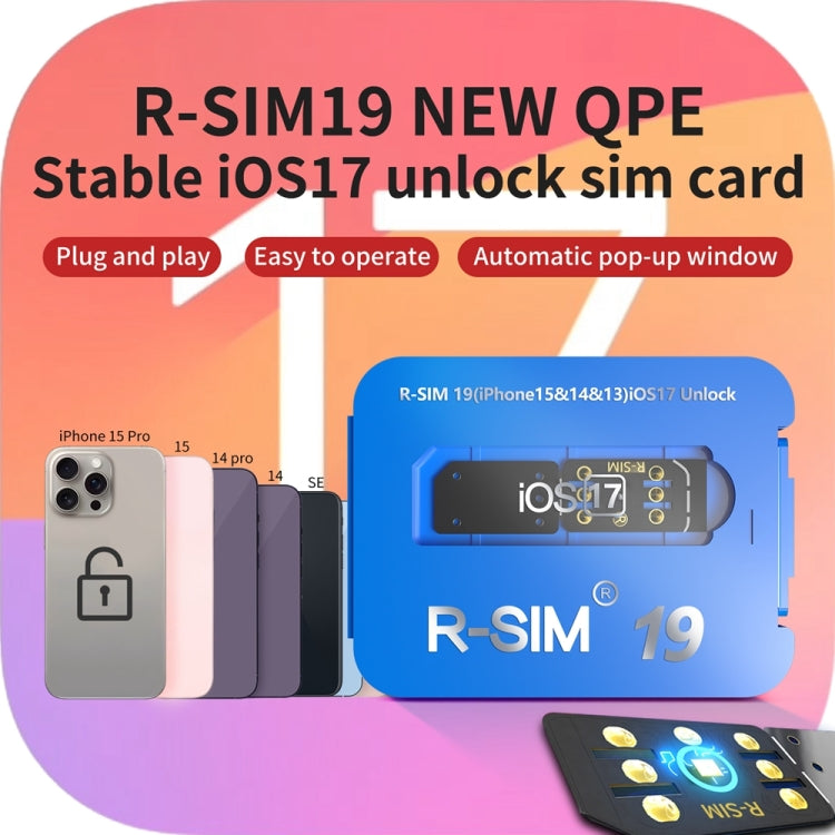 R-SIM 19 Turns Locked Phone Into Unlocked iOS17 System Universal 5G Unlocking Card - Unlock SIM Card by PMC TechLife | Online Shopping South Africa | PMC TechLife | Buy Now Pay Later Mobicred