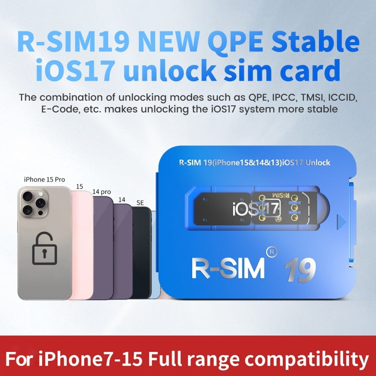 R-SIM 19 Turns Locked Phone Into Unlocked iOS17 System Universal 5G Unlocking Card - Unlock SIM Card by PMC TechLife | Online Shopping South Africa | PMC TechLife | Buy Now Pay Later Mobicred