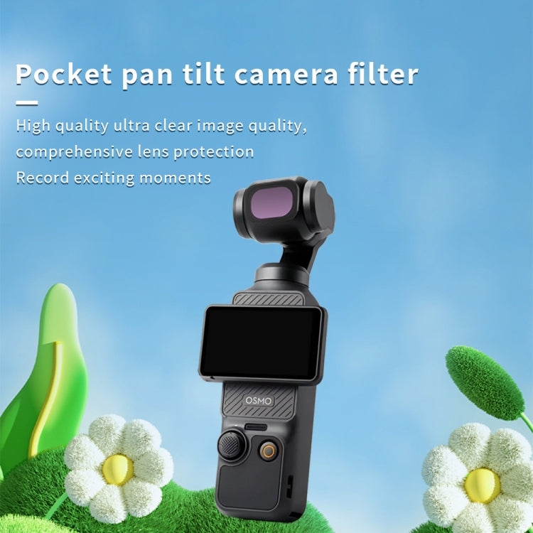 For DJI OSMO Pocket 3 JSR CB Series Camera Lens Filter, Filter:12 in 1 UV CPL ND/PL STAR NIGHT - free shipping - PMC TechLife - Order now!