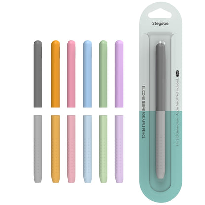 For Apple Pencil 2 / Pro DUX DUCIS Detachable Gradient Colorful Stylus Case(Gradient Grey) - Pencil Accessories by DUX DUCIS | Online Shopping South Africa | PMC Jewellery | Buy Now Pay Later Mobicred